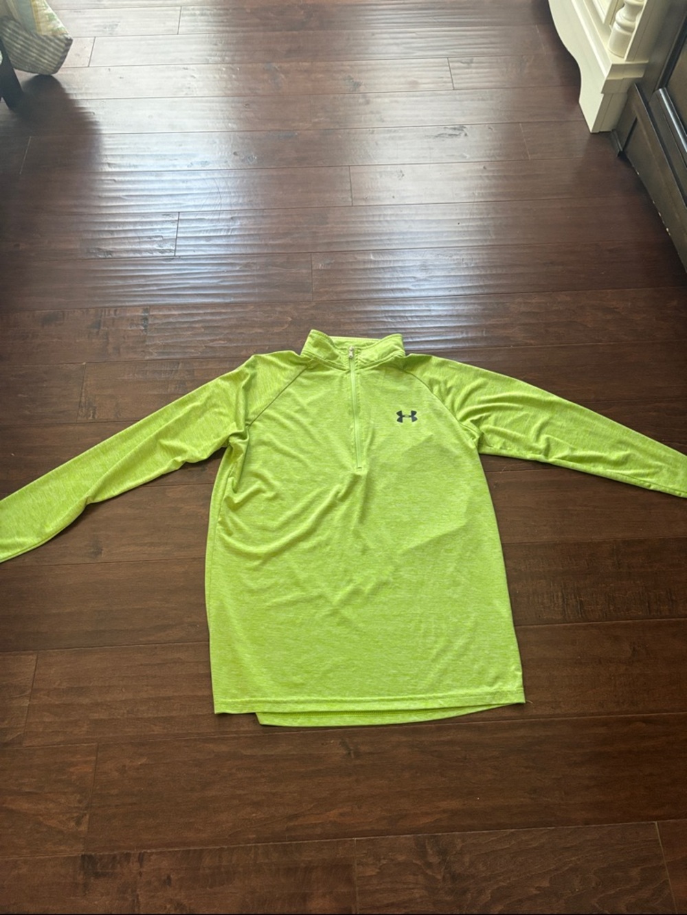 Under Armour Bright Lime 1/4 Zip Athletic Pullover